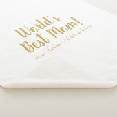 Das weltweit beste Goldskript für die Mama niedlic Sherpadecke (3/4)