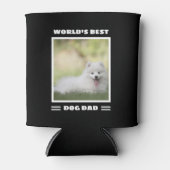 Das weltweit beste Hund-Vater-Custom-Foto Personal Dosenkühler (Vorderseite)