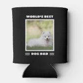 Das weltweit beste Hund-Vater-Custom-Foto Personal Dosenkühler (Rückseite)