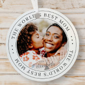 Das weltweit beste klassische Foto der Mama Ornament Aus Metall