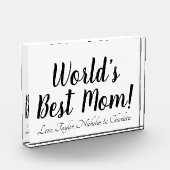 Das weltweit beste Schwarz-Mama-Drehbuch Fotoblock (Links)