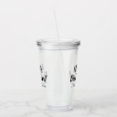 Das weltweit beste Schwarz-Mama-Skript mit stilvol Acryltrinkbecher (Links)