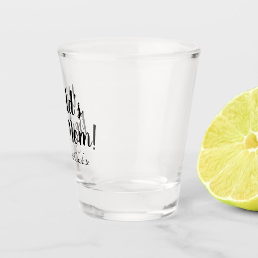 Das weltweit beste schwarze, benutzerdefinierte Sk Schnapsglas (Rechts)