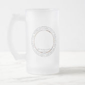 Das weltweit größte Vater des modernen klassischen Mattglas Bierglas (Links)