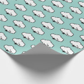 Das weltweites Cloud Valentine Wrapping Paper Geschenkpapier (Ecke)