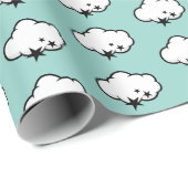 Das weltweites Cloud Valentine Wrapping Paper Geschenkpapier (Rolleneckpunkt)
