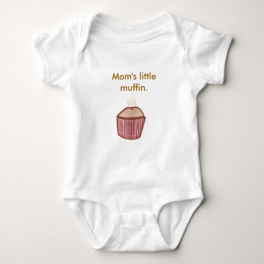 Das wenige Muffin der Mama Baby Strampler (Vorderseite)