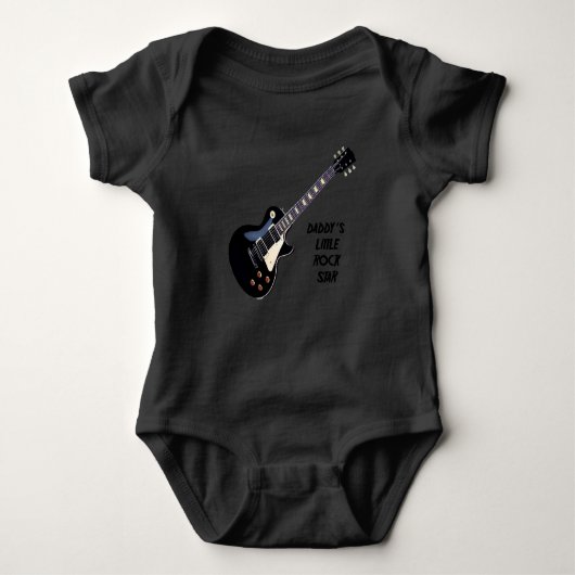 Das wenige Rockstar des Vatis - Rockstar-Baby Baby Strampler (Vorderseite)