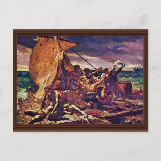 Das Werk der Medusa (Studie) von Géricault Jean L Postkarte (Vorderseite)