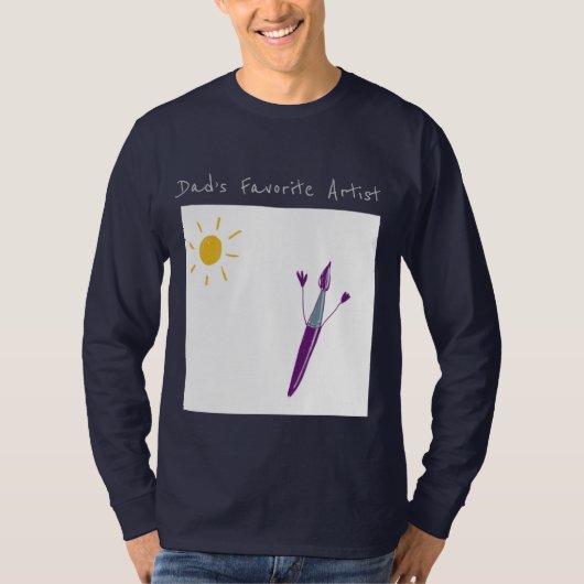 Das Werk Ihres Kindes auf einem T-Shirt (Vorderseite)