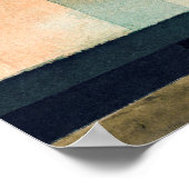 Das Werk über dem Tempel (1922) von Paul Klee Poster (Ecke)