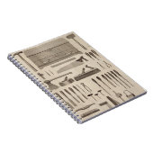 Das Werkzeug-Kasten eines Herrn, vom Katalog von Notizblock (Rechte Seite)