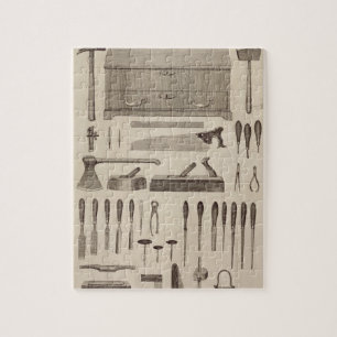 Das Werkzeug-Kasten eines Herrn, vom Katalog von Puzzle