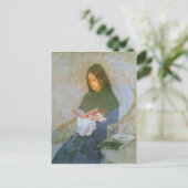 Das Wertvolle Buch von Gwen John Postkarte (Stehend Vorderseite)