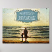 Das wertvollste Geschenk, das Eltern geben können Poster (Vorne)