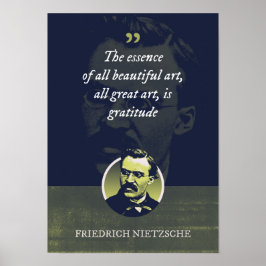 Das Wesen aller schönen Kunst, alles großartige Ku Poster