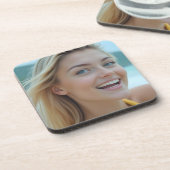 Das Wesen der Küstenstrandigkeit Plastik Getränkeuntersetzer (Linke Seite)