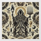 Das Wesen der Weihnachtszeit Fensteraufkleber (Blatt)