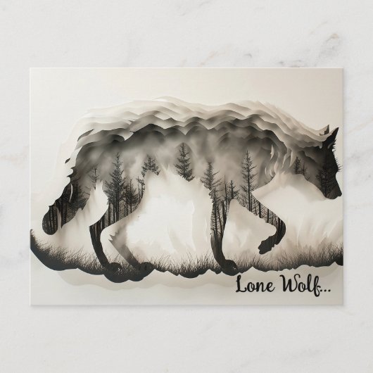 Das Wesen der Wildnis Postkarte (Vorderseite)