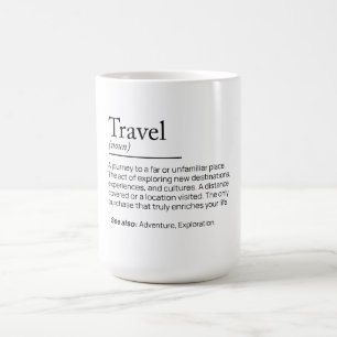 Das Wesen des Reisens Kaffeetasse