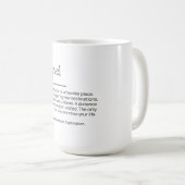 Das Wesen des Reisens Kaffeetasse (VorderseiteRechts)