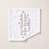 Das Wesentliche ist für die unter unberechenbaren  Badhandtuch Set (Waschlappen)