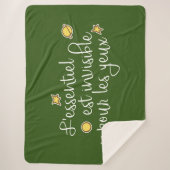 Das Wesentliche ist unsichtbar Sherpadecke (Vorderseite)