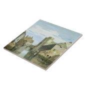 Das Westgate, Canterbury (bodycolour auf Papier) Fliese (Seite)