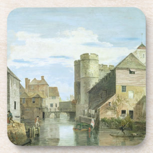 Das Westgate, Canterbury (bodycolour auf Papier) Untersetzer