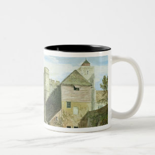 Das Westgate, Canterbury (bodycolour auf Papier) Zweifarbige Tasse