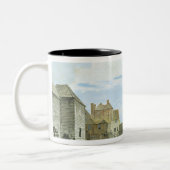 Das Westgate, Canterbury (bodycolour auf Papier) Zweifarbige Tasse (Links)