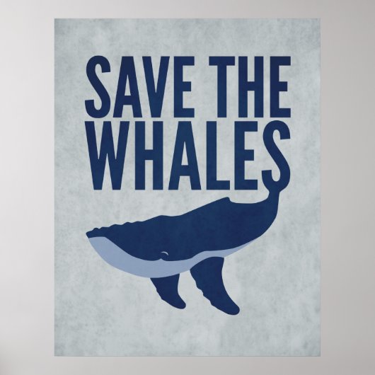 Das Whales-Poster gerettet Poster (Vorne)