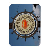 Das Wharf-Zeichen des Fisherman Magnet (Vertikal)