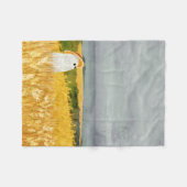 Das Wheatfield Fleecedecke (Vorderseite (Horizontal))