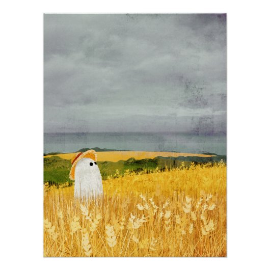 Das Wheatfield Poster (Vorderseite)
