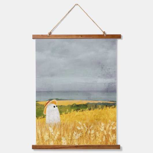 Das Wheatfield Wandteppich Mit Holzrahmen (Vorderseite)