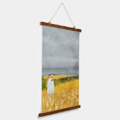 Das Wheatfield Wandteppich Mit Holzrahmen (Gewinkelt)