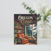 Das Whispering Pines Cafe Oregon Postkarte (Stehend Vorderseite)