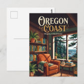 Das Whispering Pines Cafe Oregon Postkarte (Vorne/Hinten)