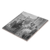 Das Whist Party, 1783, graviert durch Jean Dambrun Fliese (Seite)