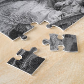 Das Whist Party, 1783, graviert durch Jean Dambrun Puzzle (Seite)