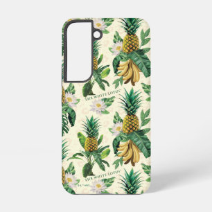 Das White Lotus Ananas-Paradies-Muster Samsung Galaxy Hülle