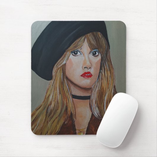 Das White Witch Gemälde von Alfred Fox Mousepad (Mit Mouse)