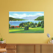 Das Whiteface MT in der Ferne Leinwanddruck (Insitu (Wohnzimmer))