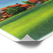 Das Whiteface MT in der Ferne Poster (Ecke)