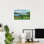 Das Whiteface MT in der Ferne Poster (Heimbüro)