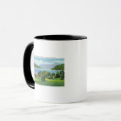 Das Whiteface MT in der Ferne Tasse (Vorderseite Links)