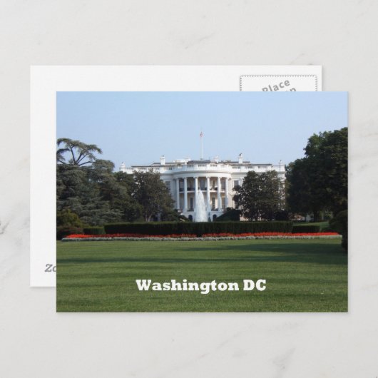 Das Whitehouse Postkarte (Vorne/Hinten)