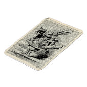 Das Whitte Kaninchen Magnet (Linke Seite)