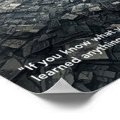 Das Wichtige... Poster (Ecke)